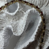 925 Sterling Silver Gold Plated Garnet Bracelet Length 7.5