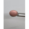 925 Sterling Silver & Pink Agate Ring Size 7.5