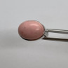 925 Sterling Silver & Pink Agate Ring Size 7.5