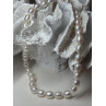 925 STERLING SILVER FRESHWATER PEARLS NECKLACE LENGTH 18 INCH
