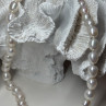925 Sterling Silver Freshwater Pearls Necklace Length 18 IN
