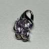 925 Sterling Silver Tanzanite & Diamond Pendant