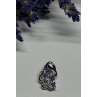 925 Sterling Silver Tanzanite & Diamond Pendant