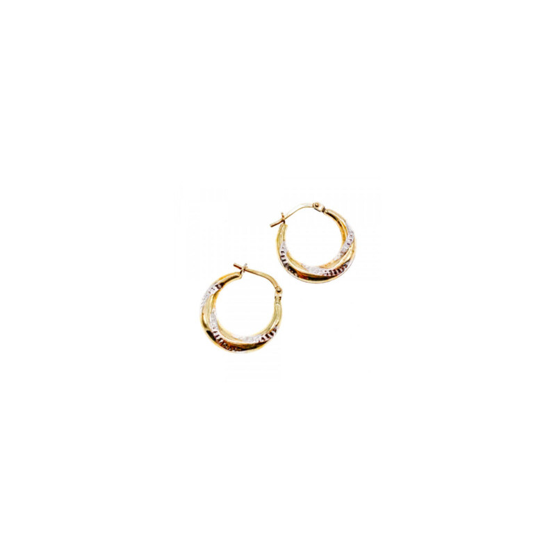 925 STERLING SILVER GOLD PLATED (10K)  EARRINGS