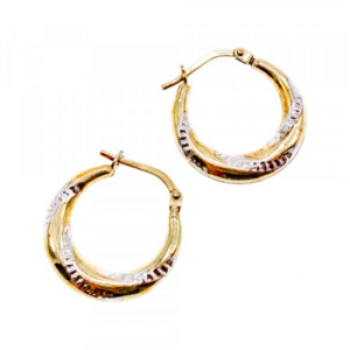 925 Sterling Silver Gold Plated (10K) Earrings
