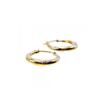 925 STERLING SILVER GOLD PLATED (10K)  EARRINGS