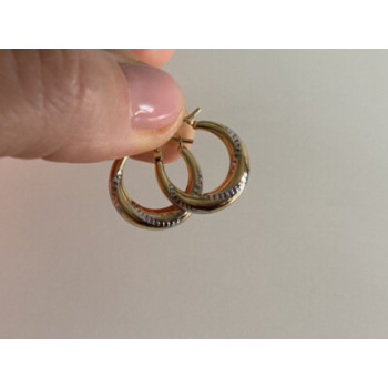 925 STERLING SILVER GOLD PLATED (10K)  EARRINGS