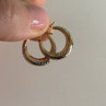 925 Sterling Silver Gold Plated (10K) Earrings