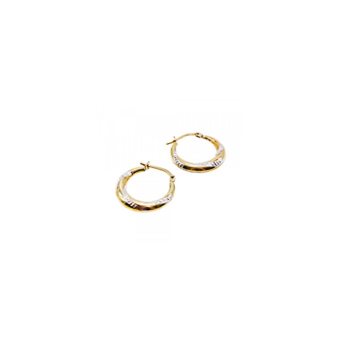 925 STERLING SILVER GOLD PLATED (10K)  EARRINGS