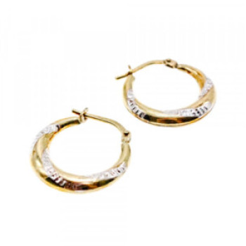 925 Sterling Silver Gold Plated (10K) Earrings