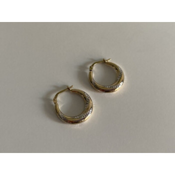 925 STERLING SILVER GOLD PLATED (10K)  EARRINGS