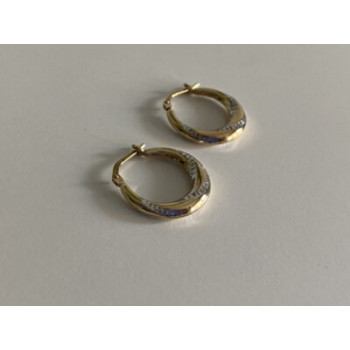 925 STERLING SILVER GOLD PLATED (10K)  EARRINGS