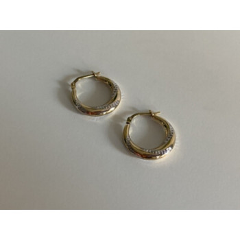 925 STERLING SILVER GOLD PLATED (10K)  EARRINGS