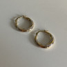 925 Sterling Silver Gold Plated (10K) Earrings