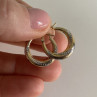 925 Sterling Silver Gold Plated (10K) Earrings