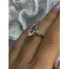 Beautiful 925 Sterling Silver CZ Ring Size 6