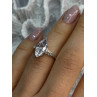 Beautiful 925 Sterling Silver CZ Ring Size 6