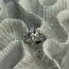 Beautiful 925 Sterling Silver CZ Ring Size 6