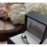 925 Sterling Silver Garnet & CZ Ring Size 6