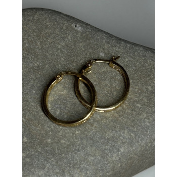 925 Sterling Silver Gold Plated CZ Earrings Length 21.5 Mm