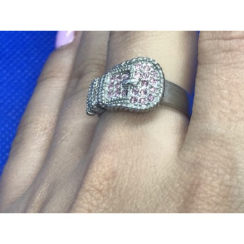 925 Sterling Silver Pink Quartz 