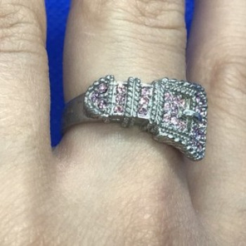 925 Sterling Silver Pink Quartz 