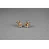 925 Sterling Silver Citrine & CZ 