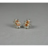925 Sterling Silver Citrine & CZ 