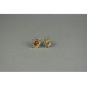 925 Sterling Silver Citrine & CZ 