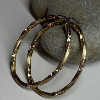 925 Sterling Silver Earrings Length 53.5 Mm