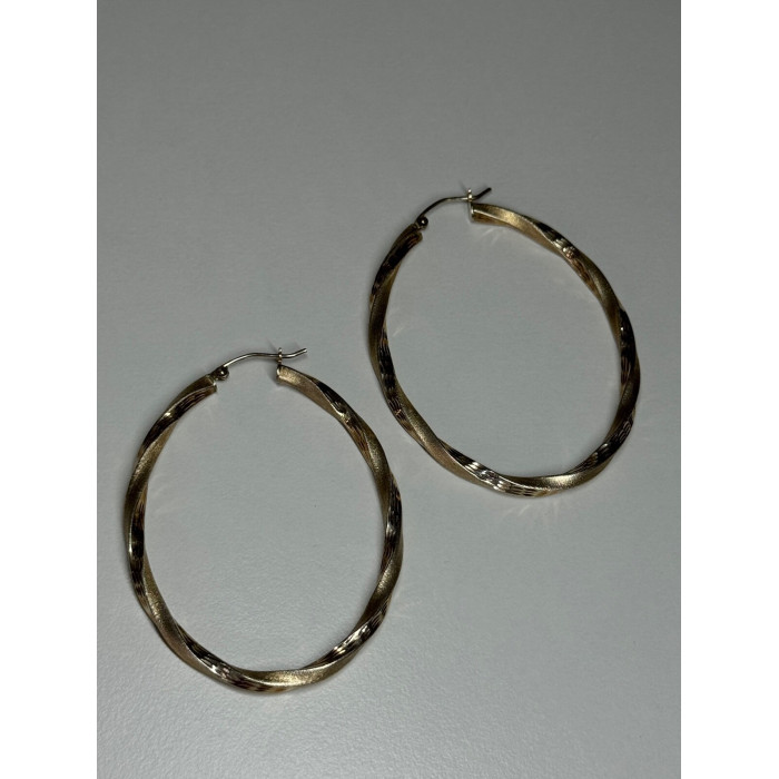 925 Sterling Silver Earrings Length 53.5 Mm