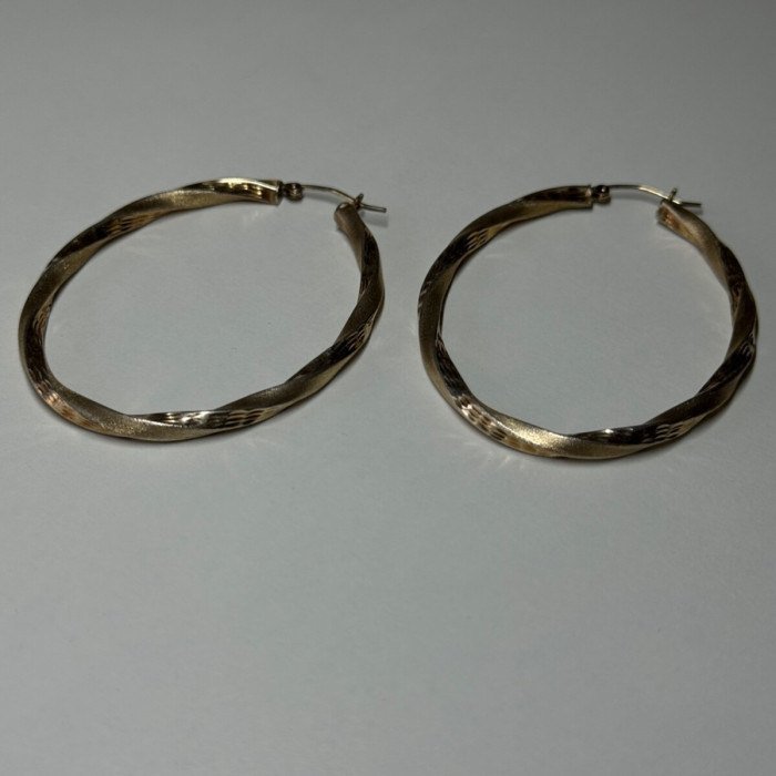 925 Sterling Silver Earrings Length 53.5 Mm