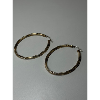 925 Sterling Silver Earrings Length 53.5 Mm