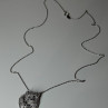 925 Sterling Silver Baby Bear CZ Necklace Length 18 Inch