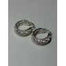 925 Sterling Silver Earrings Length 24 Mm