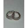 925 Sterling Silver Earrings Length 24 Mm