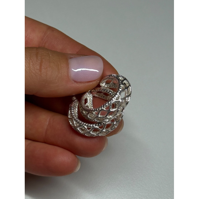 925 Sterling Silver Earrings Length 24 Mm