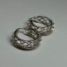 925 Sterling Silver Earrings Length 24 Mm