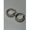 925 Sterling Silver Earrings Length 24 Mm