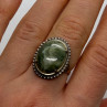 925 Sterling Silver Agate Ring Size 7