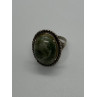 925 Sterling Silver Agate Ring Size 7