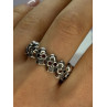 925 STERLING SILVER SKULL CUSTOM RING SIZE 14