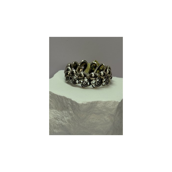 925 STERLING SILVER SKULL CUSTOM RING SIZE 14