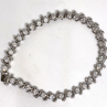 925 Sterling Silver CZ Bracelet 7.7 in