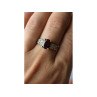 Vintage 925 Sterling Silver Spessartine Ring Size 9