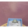 925 Sterling Silver Aventurine Ring Size 6.5