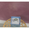 925 Sterling Silver Aventurine Ring Size 6.5