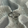925 Sterling Silver CZ Heart Ring Size 8