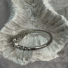 925 Sterling Silver CZ Heart Ring Size 8