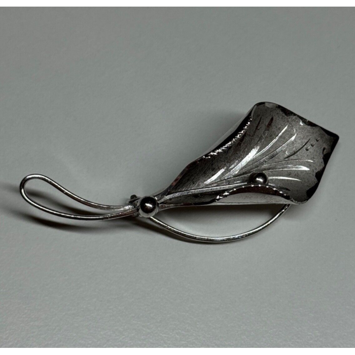 925 Sterling Silver Flower Brooch